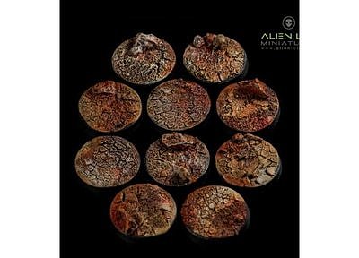 WASTELAND ROUND BASES 25MM (5) 