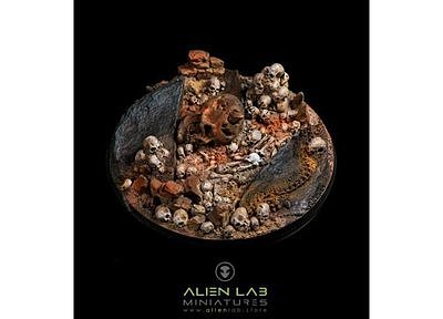 SKULLS BASES ROUND 100MM 