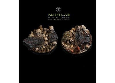 SKULLS BASES ROUND 40MM 