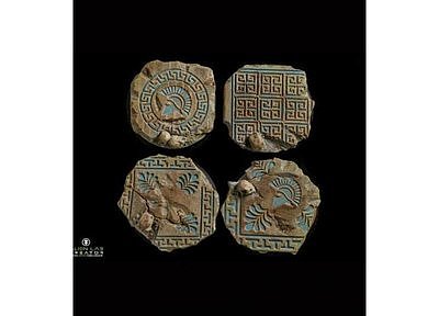 ANCIENT GREECE ROUND BASES 32MM 