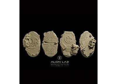 TEMPLE RUINS OVAL BASES 60MM 