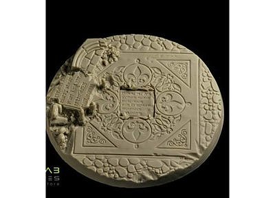 TEMPLE RUINS ROUND BASES 100MM 