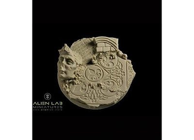 TEMPLE RUINS ROUND BASES 60MM 