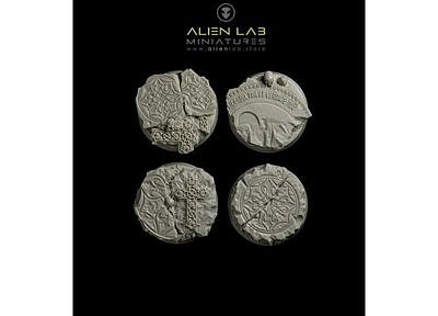 TEMPLE RUINS ROUND BASES 32MM 