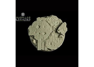 TEMPLE RUINS ROUND BASES 50MM 