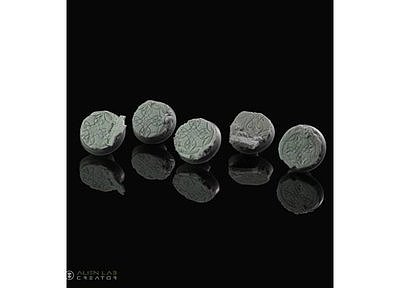 TEMPLE RUINS ROUND BASES 25mm 