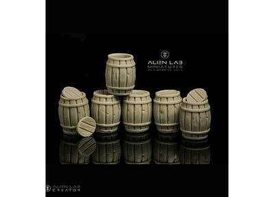 WOODEN BARRELS 