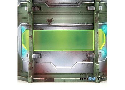 コマンチェ　ピルボックス・ウィンドウ（バラック／蛍光グリーン） 