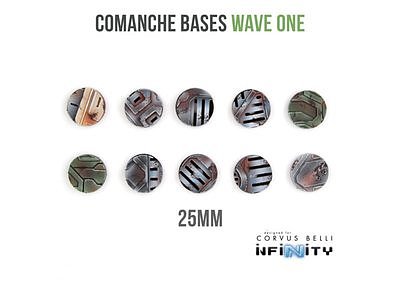 Comanche Bases Wave One 25mm (10) 
