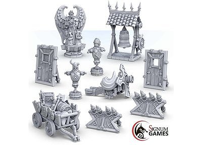 Scenery Elements from the Holy Grypharim Empire 
