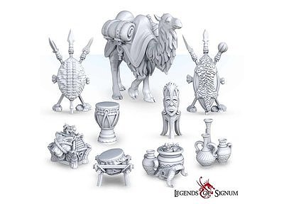 Scenery Elements from the Kush Empire 