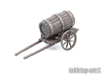 Small Cart with Barrel 
