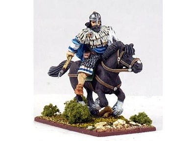 SSCT01c Mounted Scotti Warlord with Spear (1) 