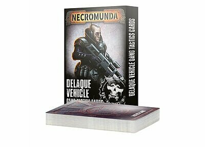 NECROMUNDA: DELAQUE VEHICLE GANG TACTICS CARDS (ENG) 