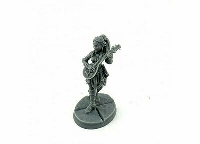 07124 Ryelle Rainheather, Elf Bard (Alternate Sculpt) 