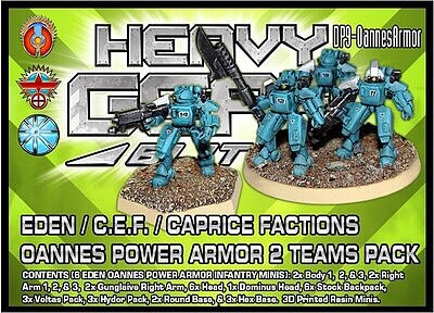 エデン／CEF／カプリス：オアネス・パワーアーマー（２チームパック） 新製品