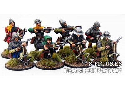 CHV03c SAGA: Age of Chivalry Warriors (Crossbows) (Foot) (8 Figures) 
