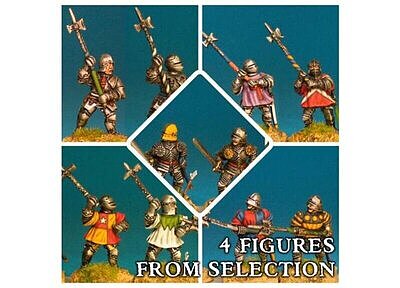ROSES02a SAGA: Age of Chivalry Hearthguard (Foot) (War of the Roses) (4 Figures) 