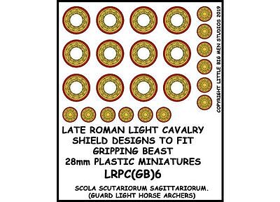 LRPC(GB)6 Late Roman Light Cavalry Shield Transfers 