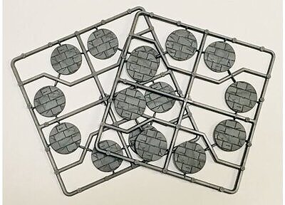 レネドラ　３０ｍｍラウンドベース石畳（グレー） 