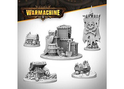 Warmachine: Southern Kriels Brineblood Marauders Objectives Set 