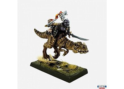 30220 Female Dark Elf on Lizard 