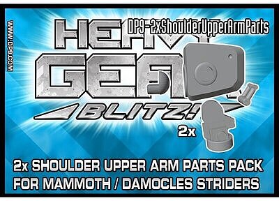 4x Mammoth / Damocles Shoulder and Upper Arm Parts Pack (3D printed parts) 