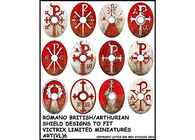 Romano British / Arthurian Shield Design 06 