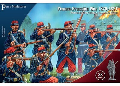 普仏戦争　フランス歩兵（射撃） 