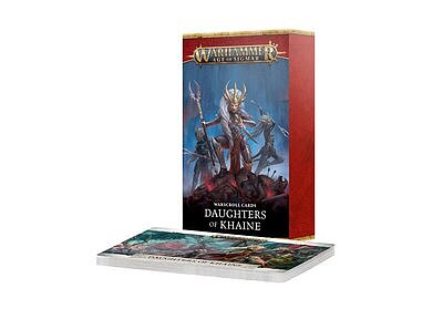 WARSCROLL CARDS: DAUGHTERS OF KHAINE (ENG) 