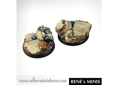 Egyptian Ruins 40mm Round Edge Bases # 2 (2) 