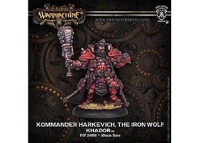 Khador: Kommander Harkevich, Iron Wolf Khador: Kommander Harkevich, Iron Wolf