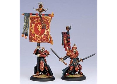 Skorne: Praetorian Swordsmen Officer & Standard Bearer 