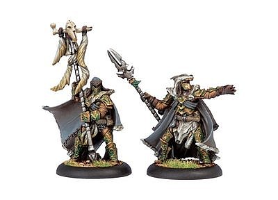 Circle Orboros: Wolves of Orboros Officer & Totem Bearer Circle Orboros: Wolves of Orboros Officer & Totem Bearer