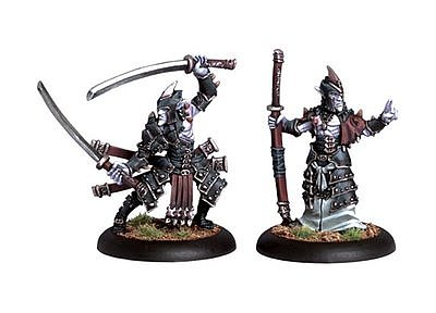 Legion of Everblight: Blighted Swordsmen Abbot & Champion Legion of Everblight: Blighted Swordsmen Abbot & Champion