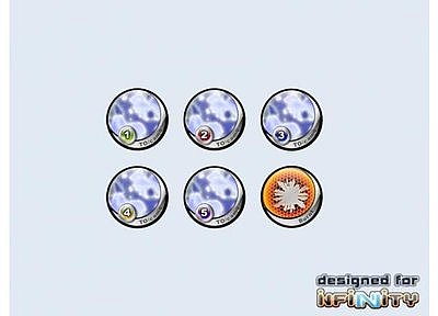 Infinity Tokens: TOCamo ''Blue'' (6) 
