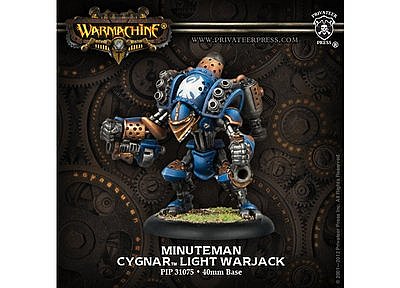 Cygnar: Minuteman Light Warjack (white metal) Cygnar: Minuteman Light Warjack (white metal)